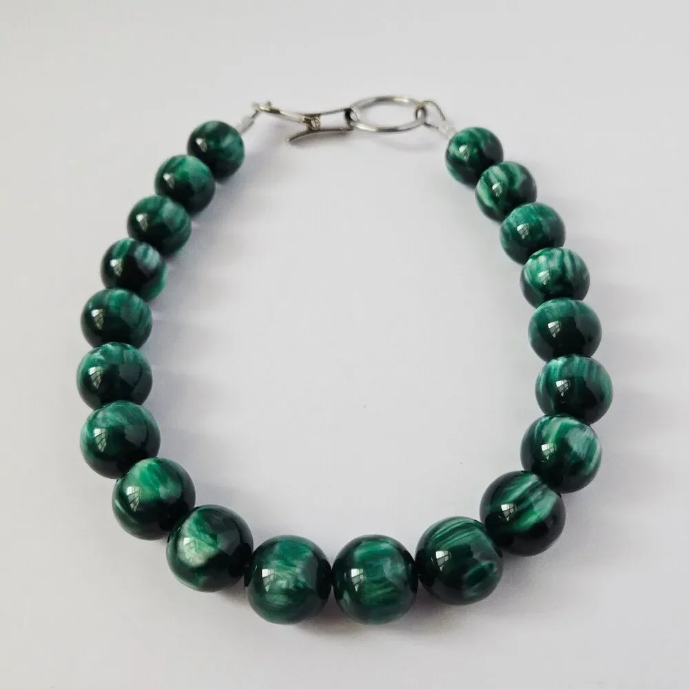 Handmade dark green